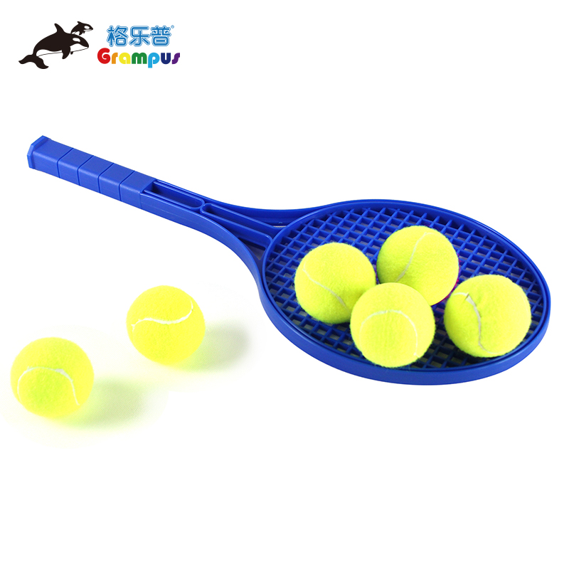 六色塑料网球拍组合